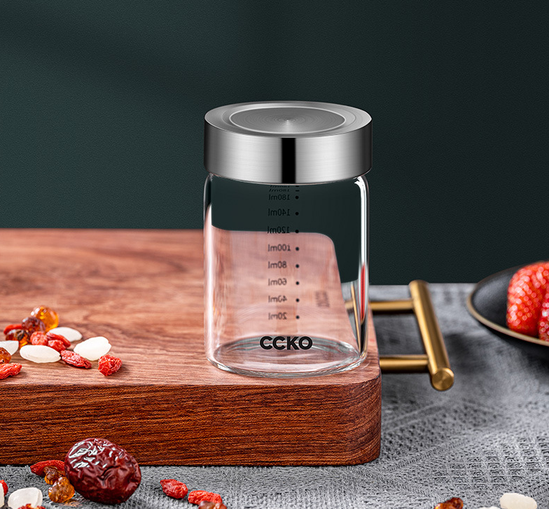 Cao cấp - Bộ 3 lọ thủy tinh đựng yến CCKO CK9317