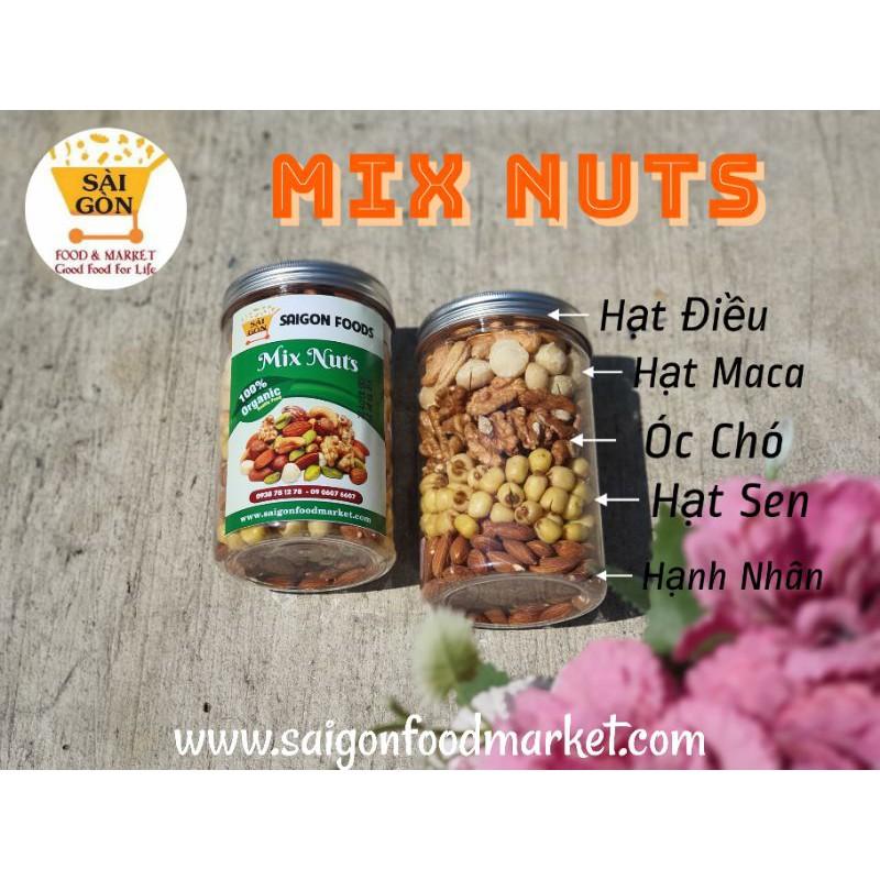 MIX  NHÂN HẠT DINH DƯỠNG 500G