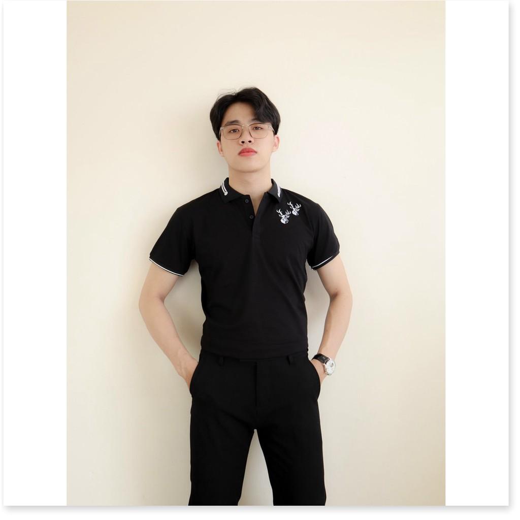 Áo thun cổ trụ ngắn tay đẳng cấp lịch lãm KME FASHION