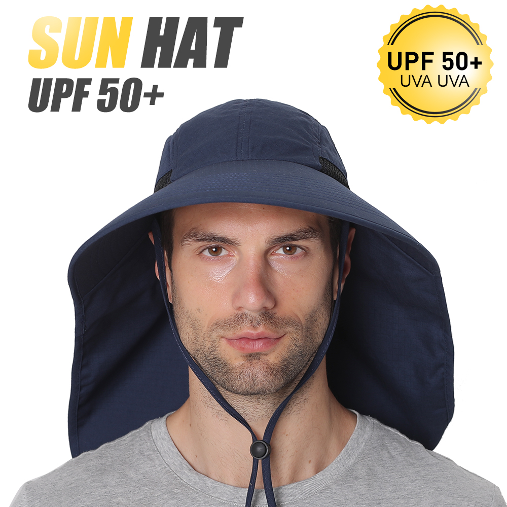 Mũ rộng vành có khẩu trang che cổ được làm bằng nylon nhẹ nhanh khô,chống tia UV