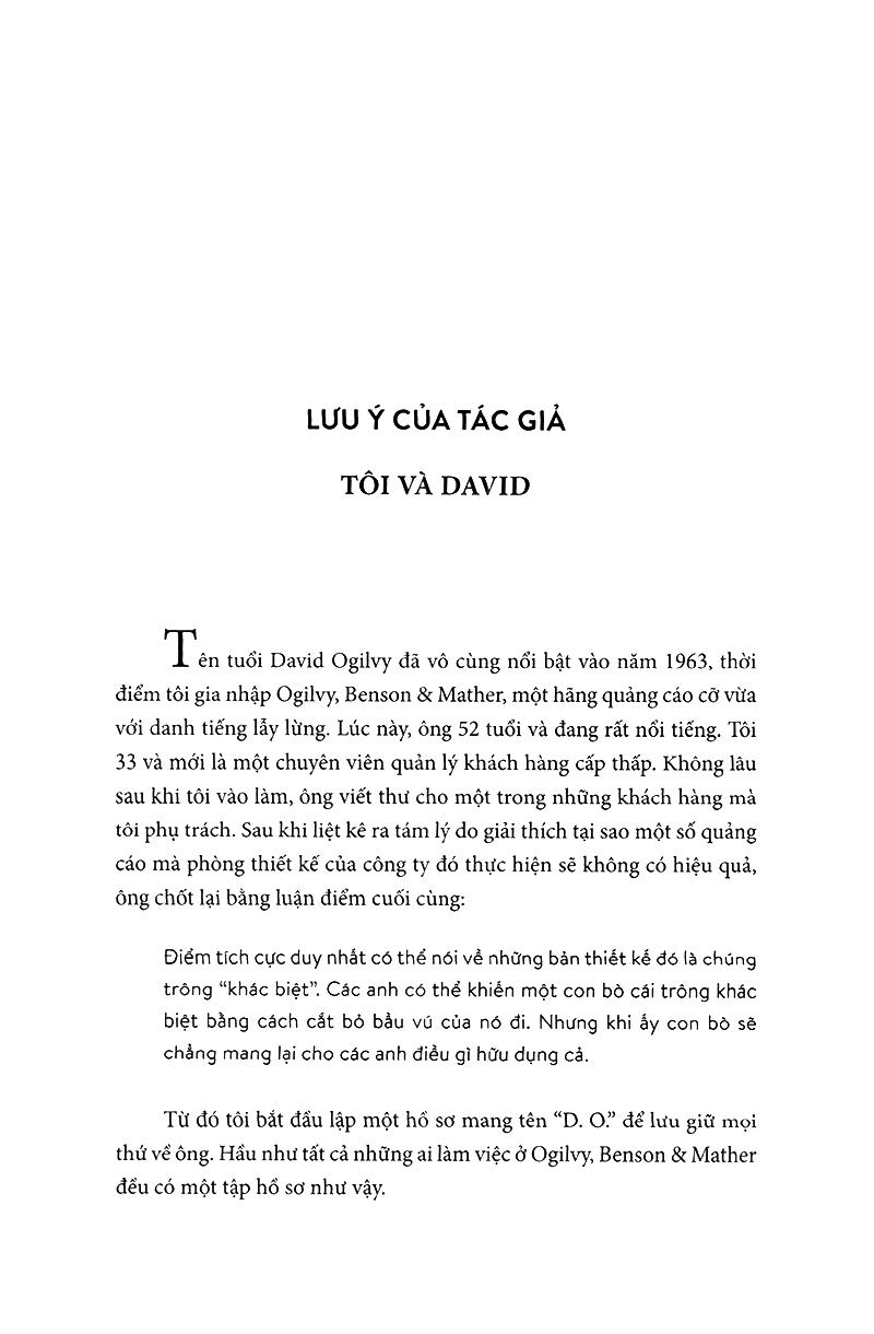 Sách David Ogilvy - Triều Đại Của Một Ông Hoàng Quảng Cáo