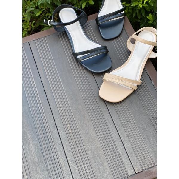 &lt; Hỗ trợ đổi size &gt; Giày sandal bệt ANNA phối quai ngang thời trang_A03444