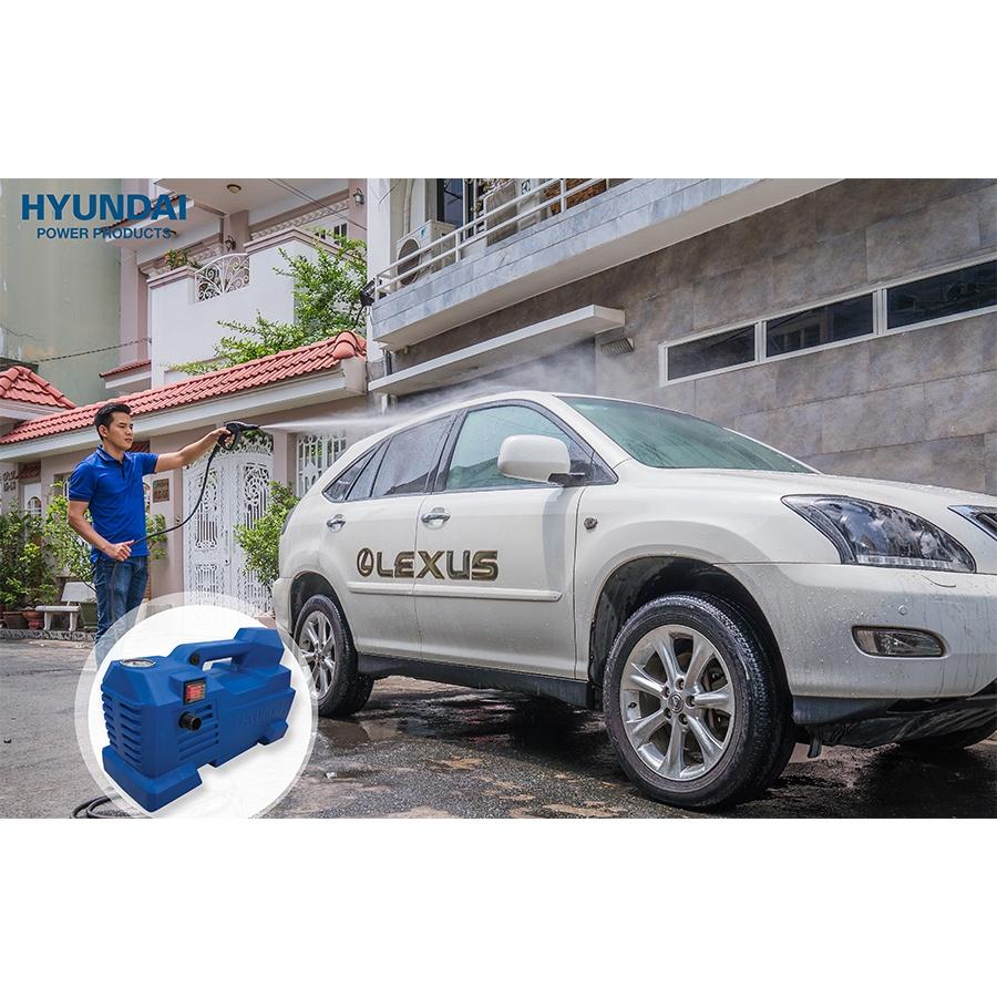 Máy rửa xe, xịt rửa cao áp HYUNDAI HRX915 I Motor cảm ứng từ - Bảo vệ chống giật