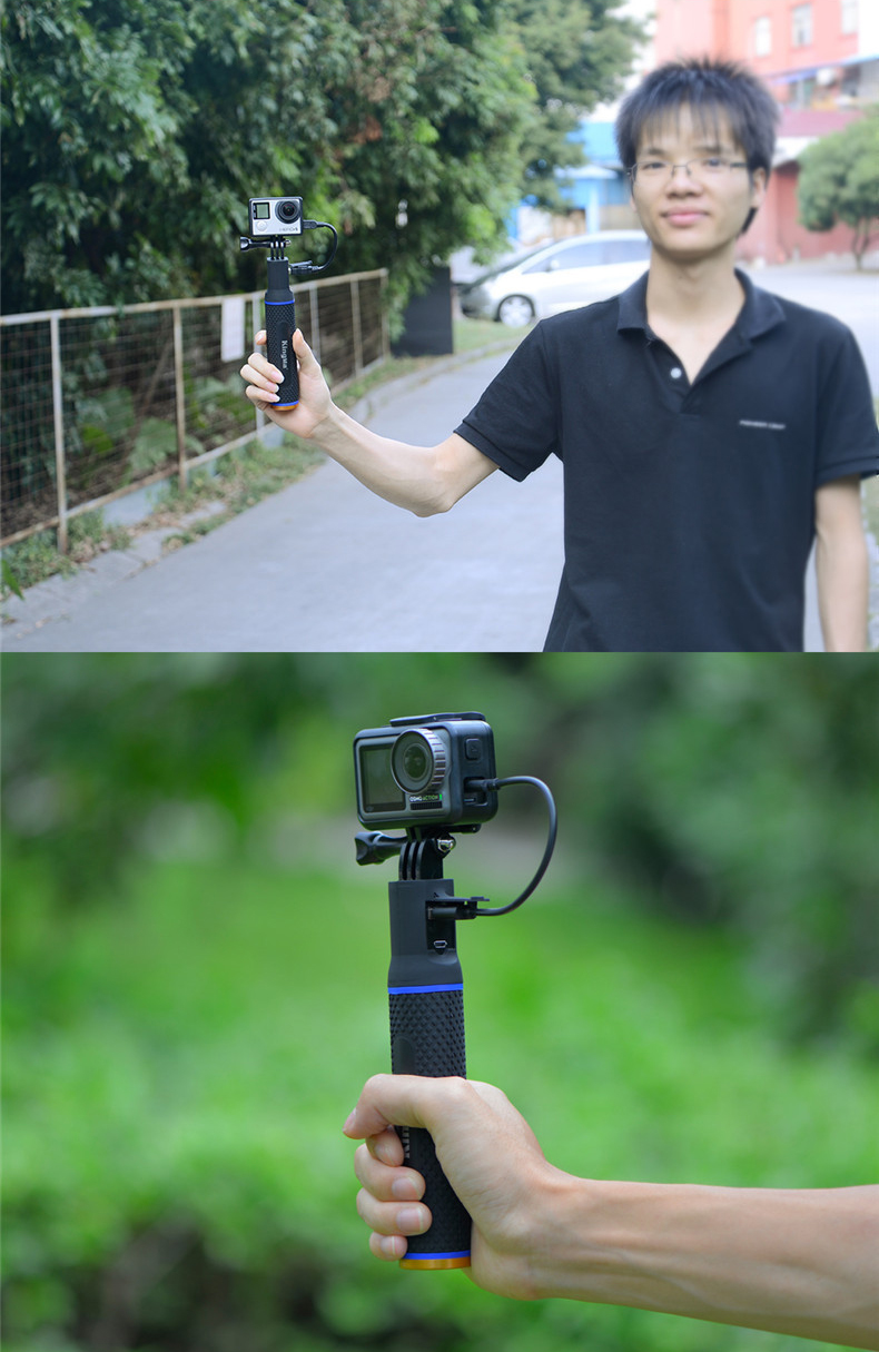 Gậy KINGMA kiêm sạc dự phòng cho máy quay hành động GoPro, Sjcam, Yi Action, Osmo Action