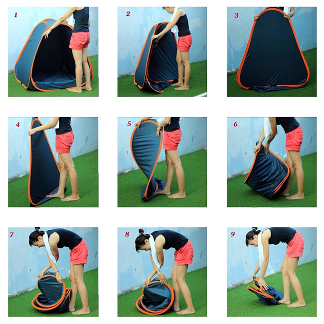 Lều Xông Hơi Tự Bung gấp gọn Momcare vải dày dặn