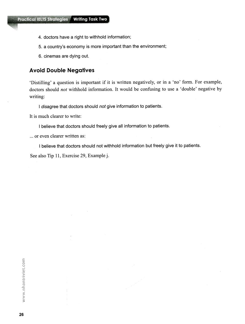 IELTS Writing Task Two