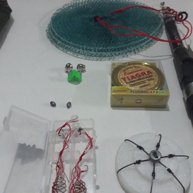 Bộ cần câu rút 3m6 máy lc7000 kèm trọn bộ phụ kiện docaucagiangnam