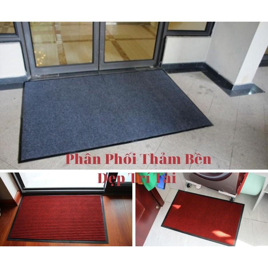 THẢM CHÙI CHÂN NỈ CỠ LỚN 80x120cm, THẢM CHÙI CHÂN SỢI LEN ĐẾ CAO SU