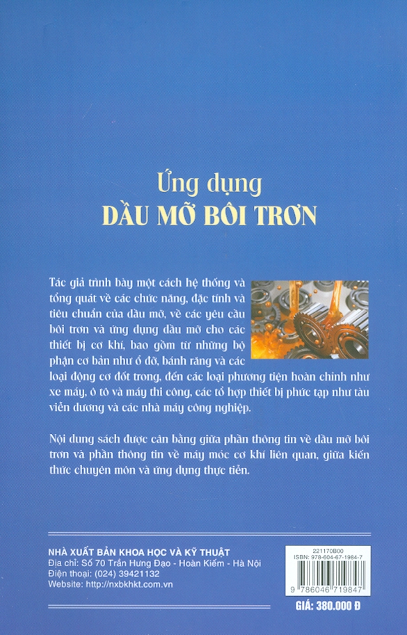 Ứng Dụng Dầu Mỡ Bôi Trơn