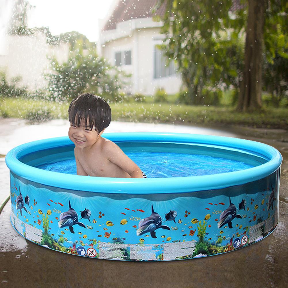 Bể bơi di động bằng nhựa cho trẻ sơ sinh 155x30cm