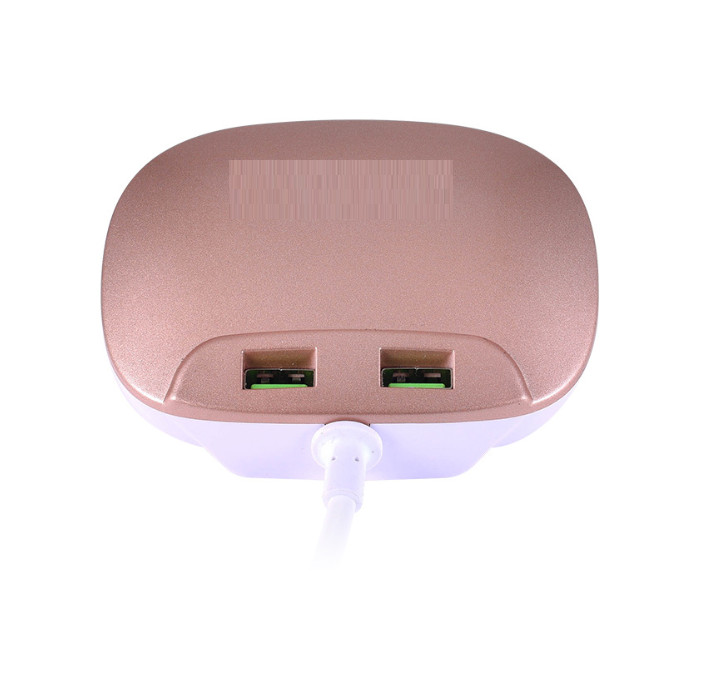 Bộ chia tẩu sạc trên ô tô 2USB tích hợp cầu chì chống cháy nổ bảo vệ thiết bị M513 ( Tặng 03 nút kẹp cao su đa năng ngẫu nhiên )