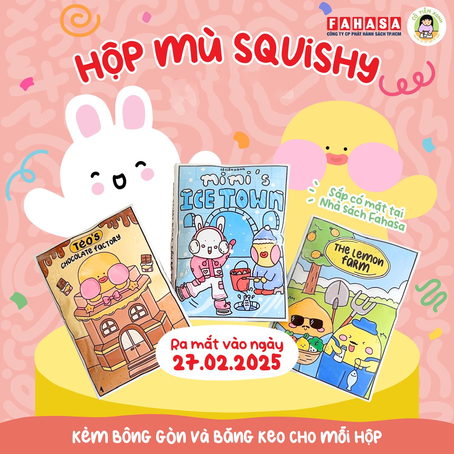 Hộp Mù Tranh Tương Tác Squishy Cô Tiên Xanh (Sản Phẩm Bên Trong Là Ngẫu Nhiên)
