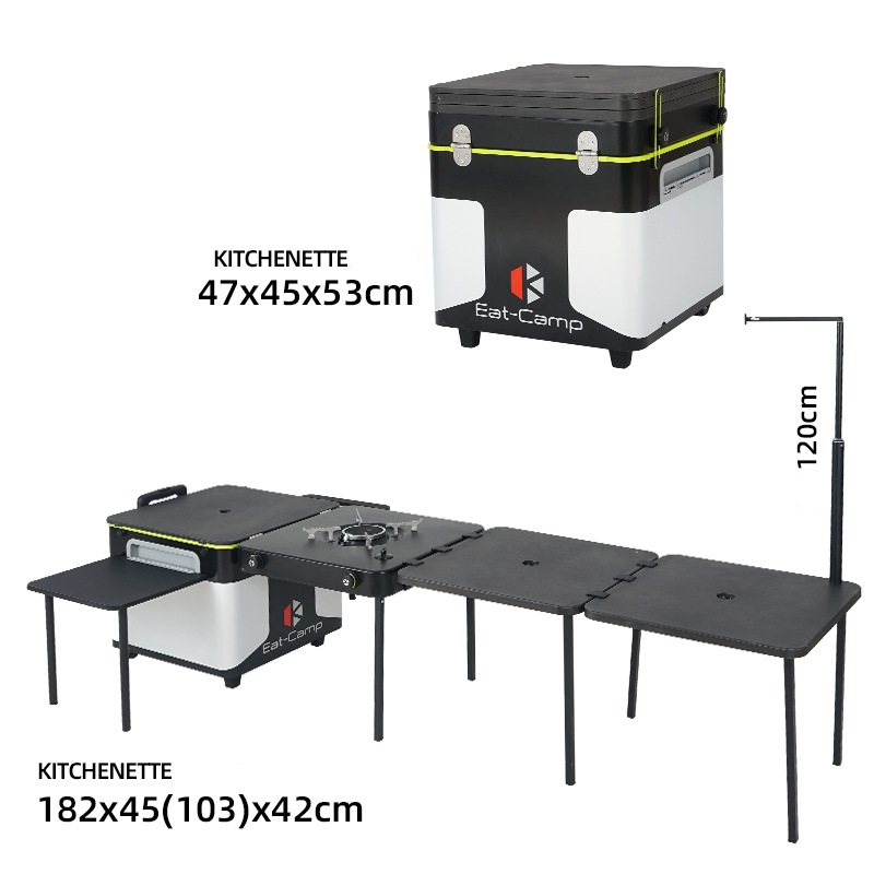 Bàn bếp di động gấp gọn cắm trại ngoài trời thể tích lớn CLS