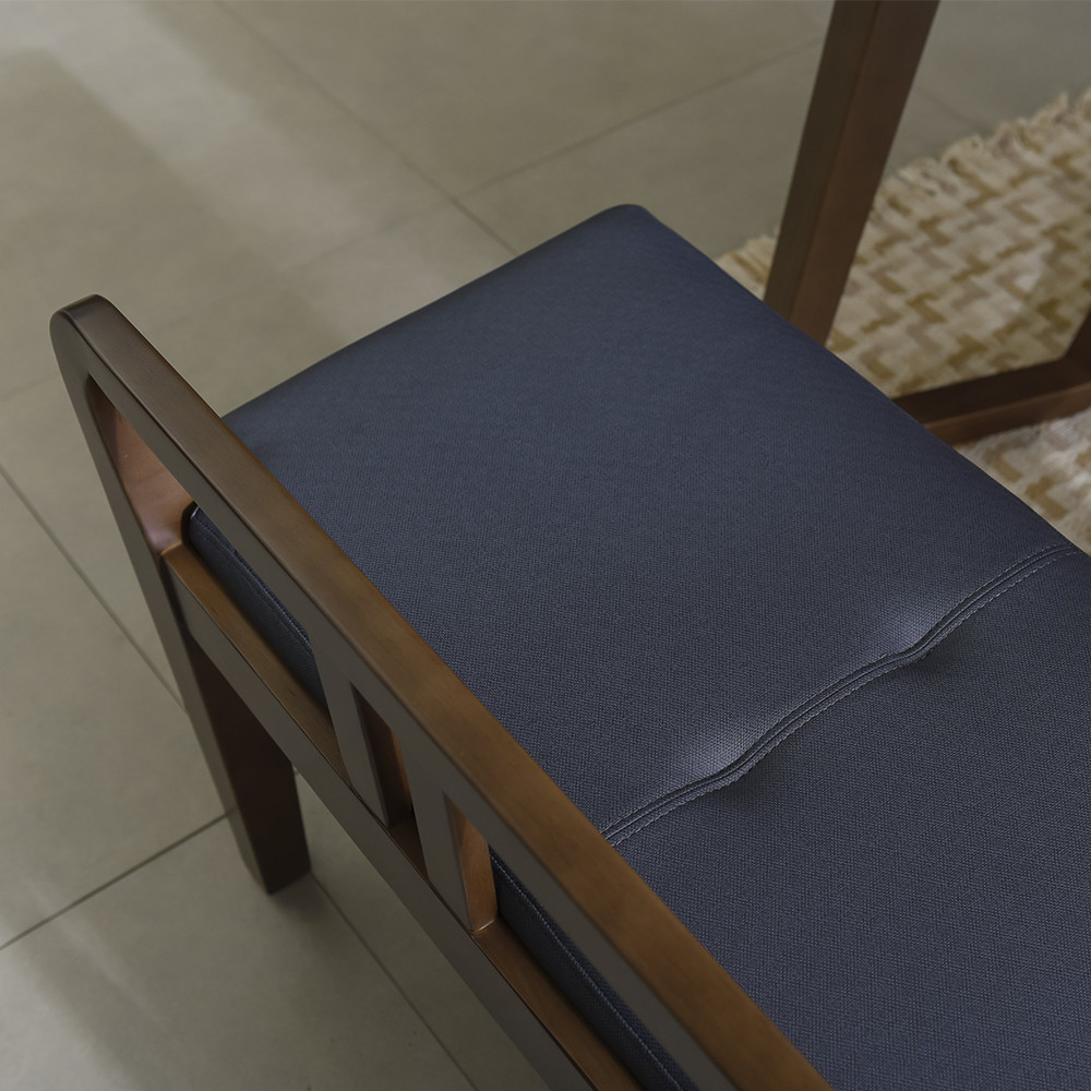 Bộ Bàn Ghế Ăn Hàn Quốc Han's Furniture LENUS B4C - Xanh Navy