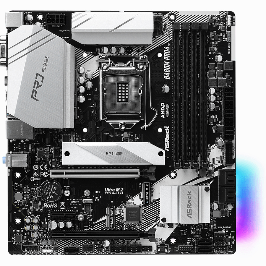 Bo Mạch Chủ Mainboard ASRock B460M-Pro4 - Hàng Chính Hãng