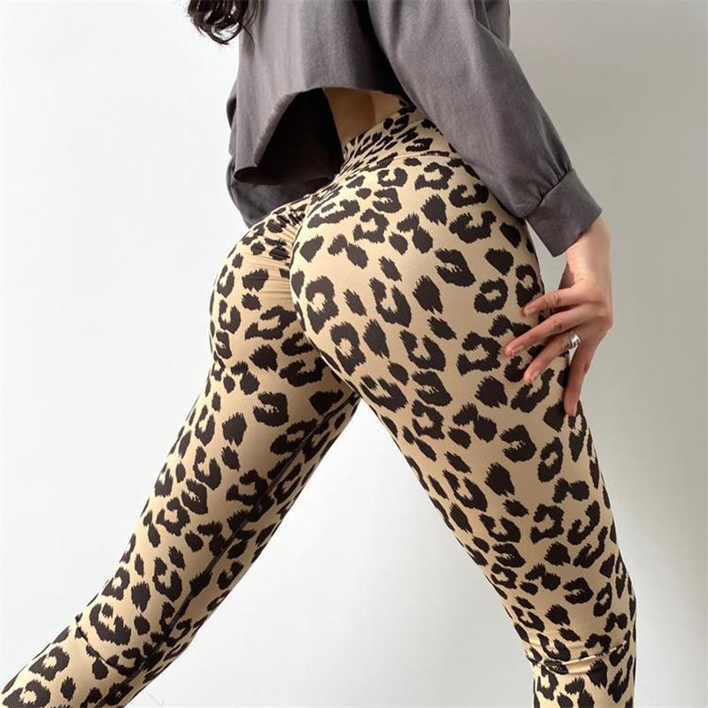 Mới Báo Quần Legging Nữ Quần Tập Yoga Quần Thun Cao Cấp Chặt Quần Thể Thao Nữ Push Up Tập Gym Quần Áo 5 Màu