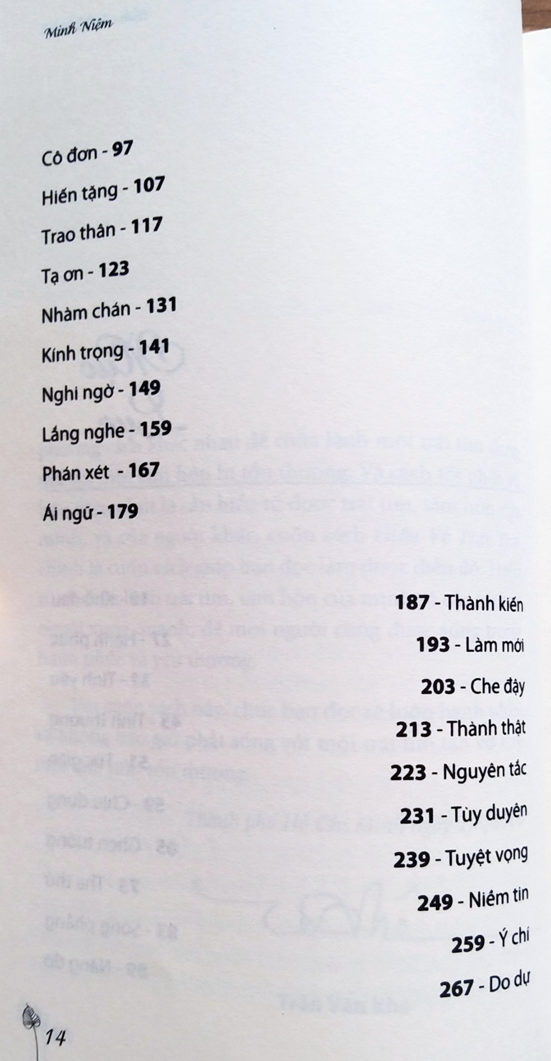 Hiểu Về Trái Tim - Minh Niệm