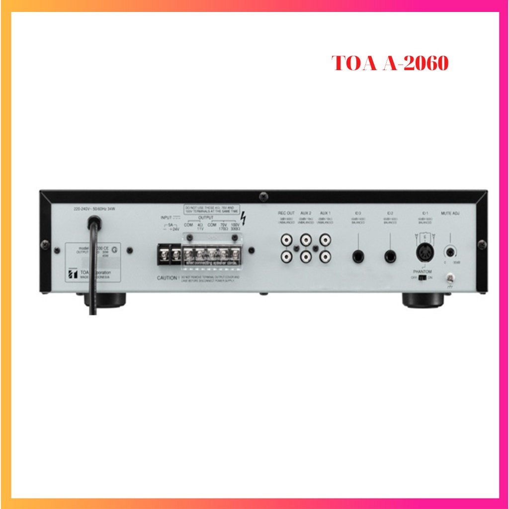 Amply truyền thanh 60W TOA A-2060