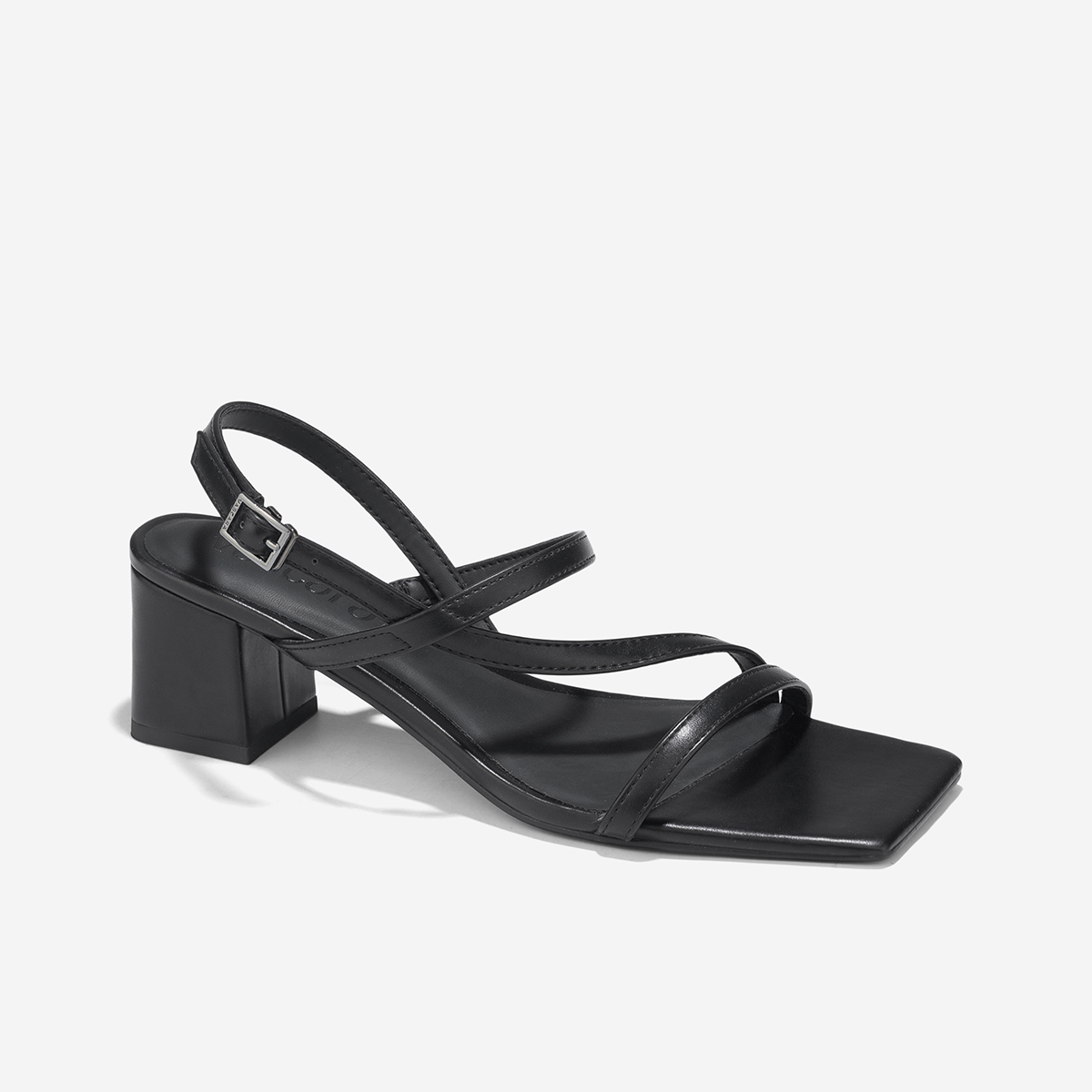 Vascara Giày Strappy Sandal Gót Trụ - SDN 0797