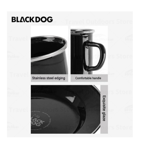 Cốc, bát, đĩa tráng men Blackdog BD-YC007, BD-YC008, BD-YC009