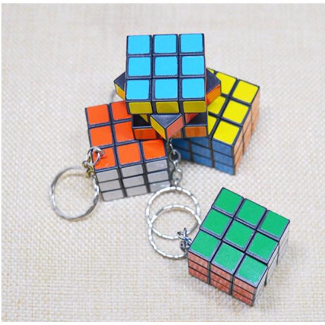 MÓC KHÓA RUBIK 3X3, CÓ THỂ XOAY ĐƯỢC KHỐI LẬP PHƯƠNG (Giao Hàng Theo Mẫu Ngẫu Nhiên)