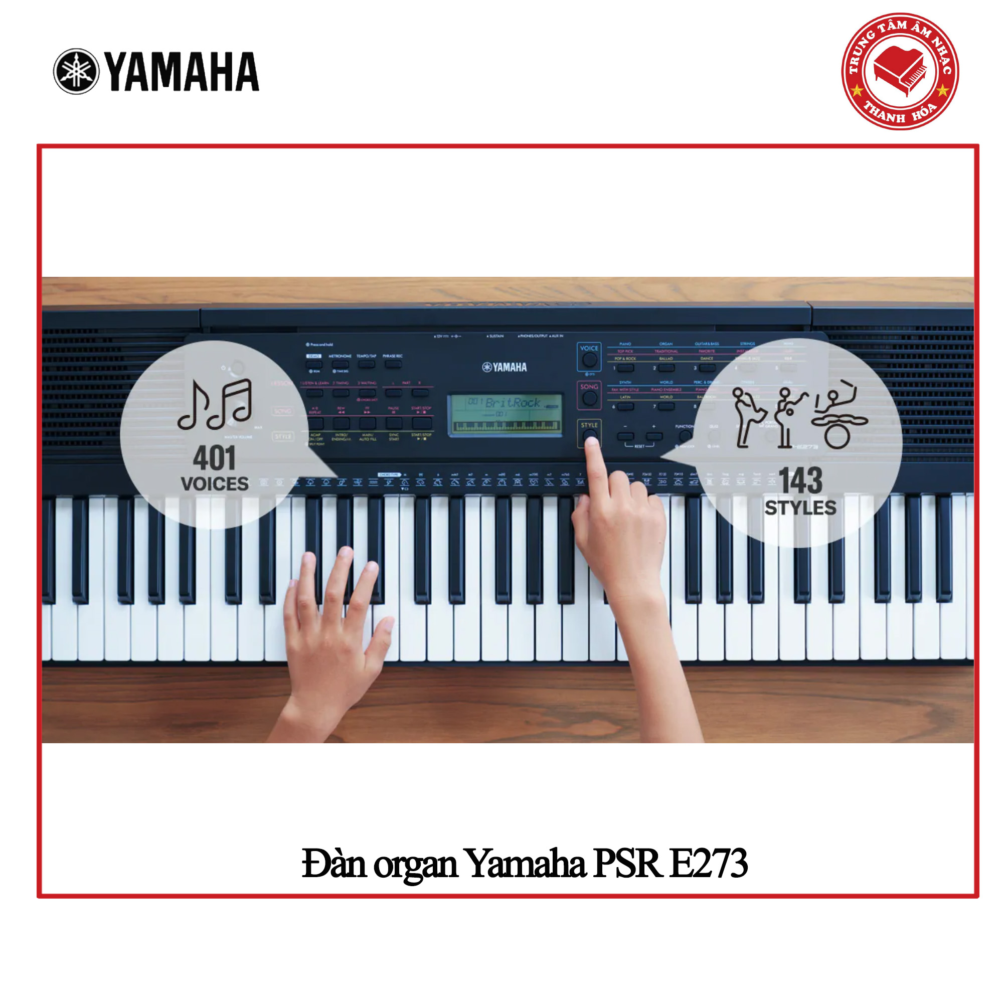 Đàn Organ Yamaha PSR E273 - Keyboard Yamaha E273 |Hàng chính hãng