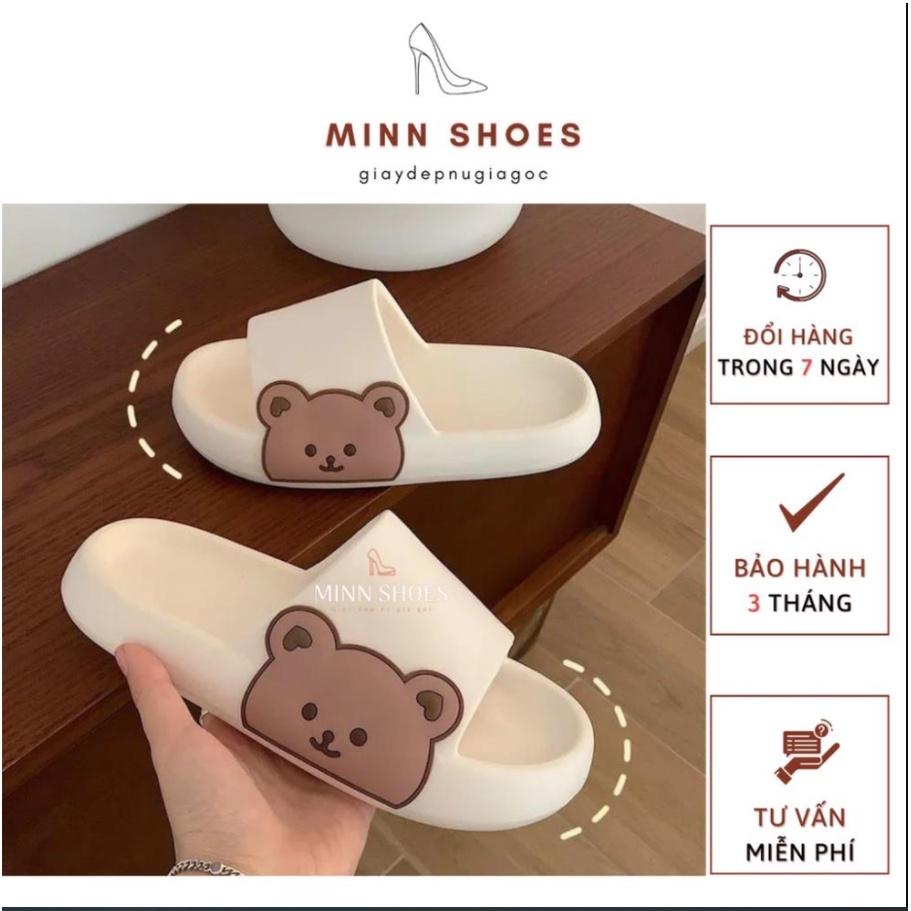 Dép bánh mì gấu ulzzang nam nữ thời trang siêu nhẹ (D63