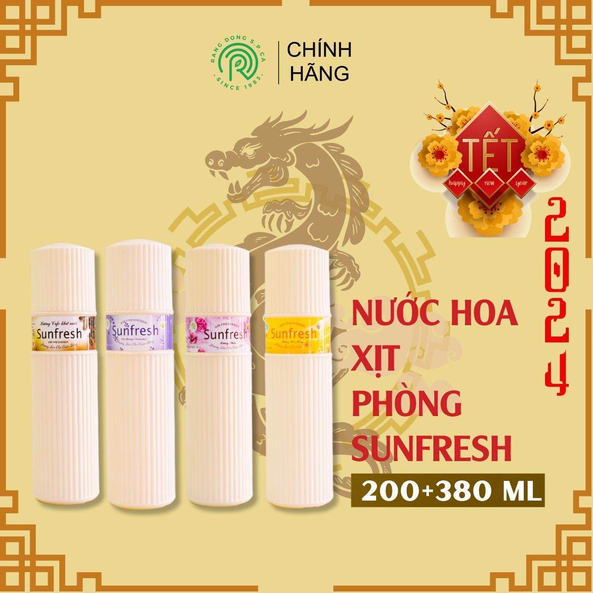 Nước Hoa Xịt Phòng Sunfresh 380ml - Giao mẫu ngẫu nhiên