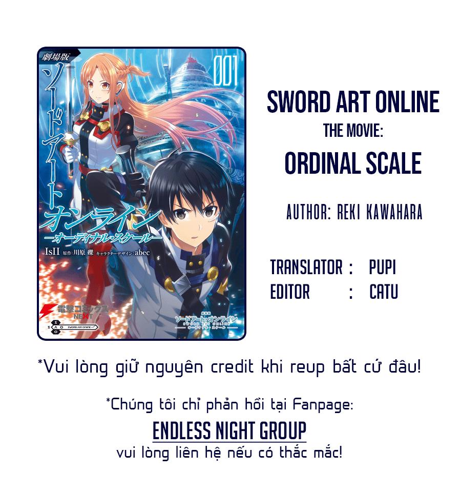 sword art online - ordinal scale chapter 1 2
