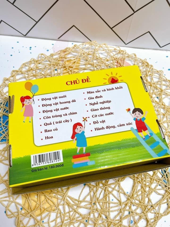 Thẻ Học Thông Minh Cho Bé, Bộ 100 Thẻ Flashcard Về Thế Giới Xung Quanh Với 14 Chủ Đề