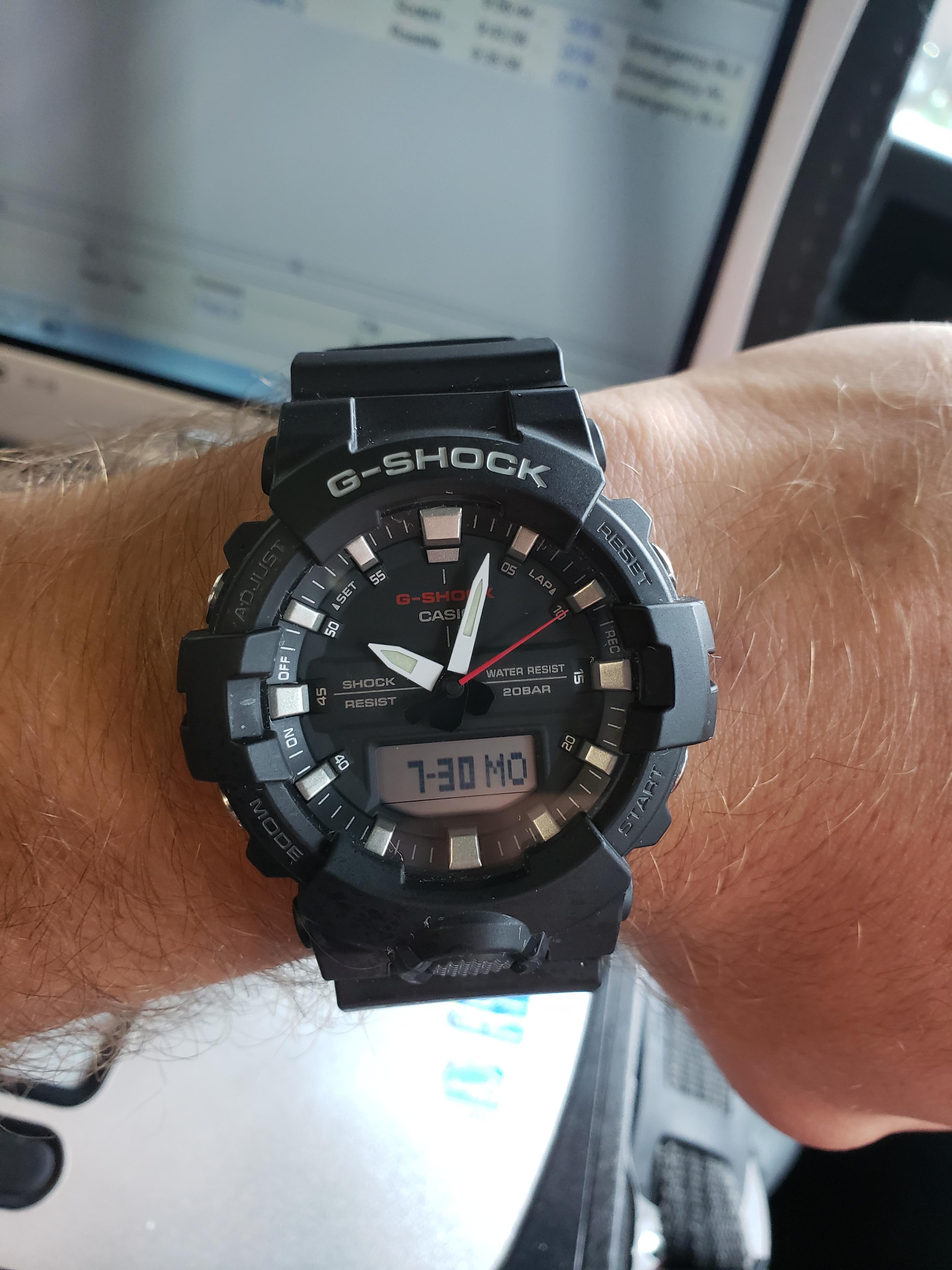 Đồng Hồ Nam Dây Nhựa Casio G-Shock GA-800-1A