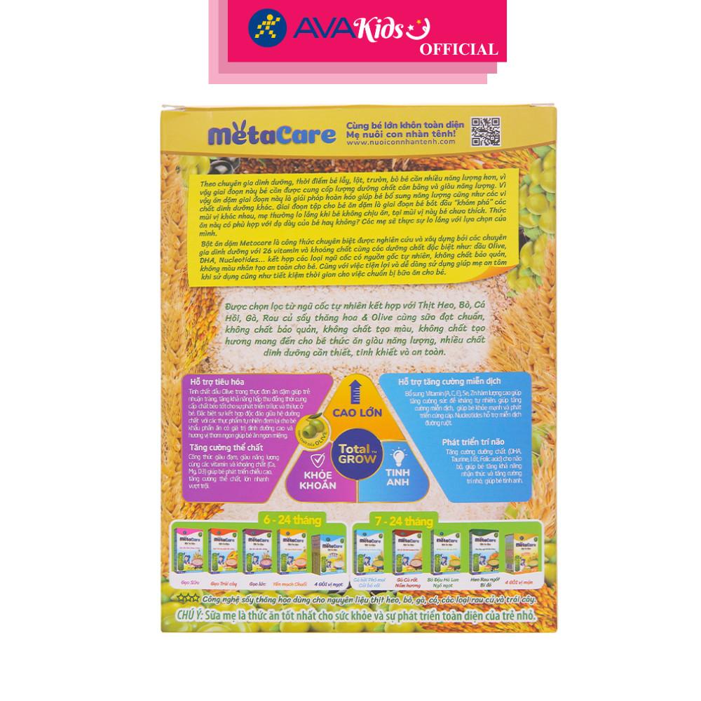 Bột ăn dặm MetaCare 4 vị mặn hộp 200g (7 - 24 tháng) - Hàng Chính Hãng