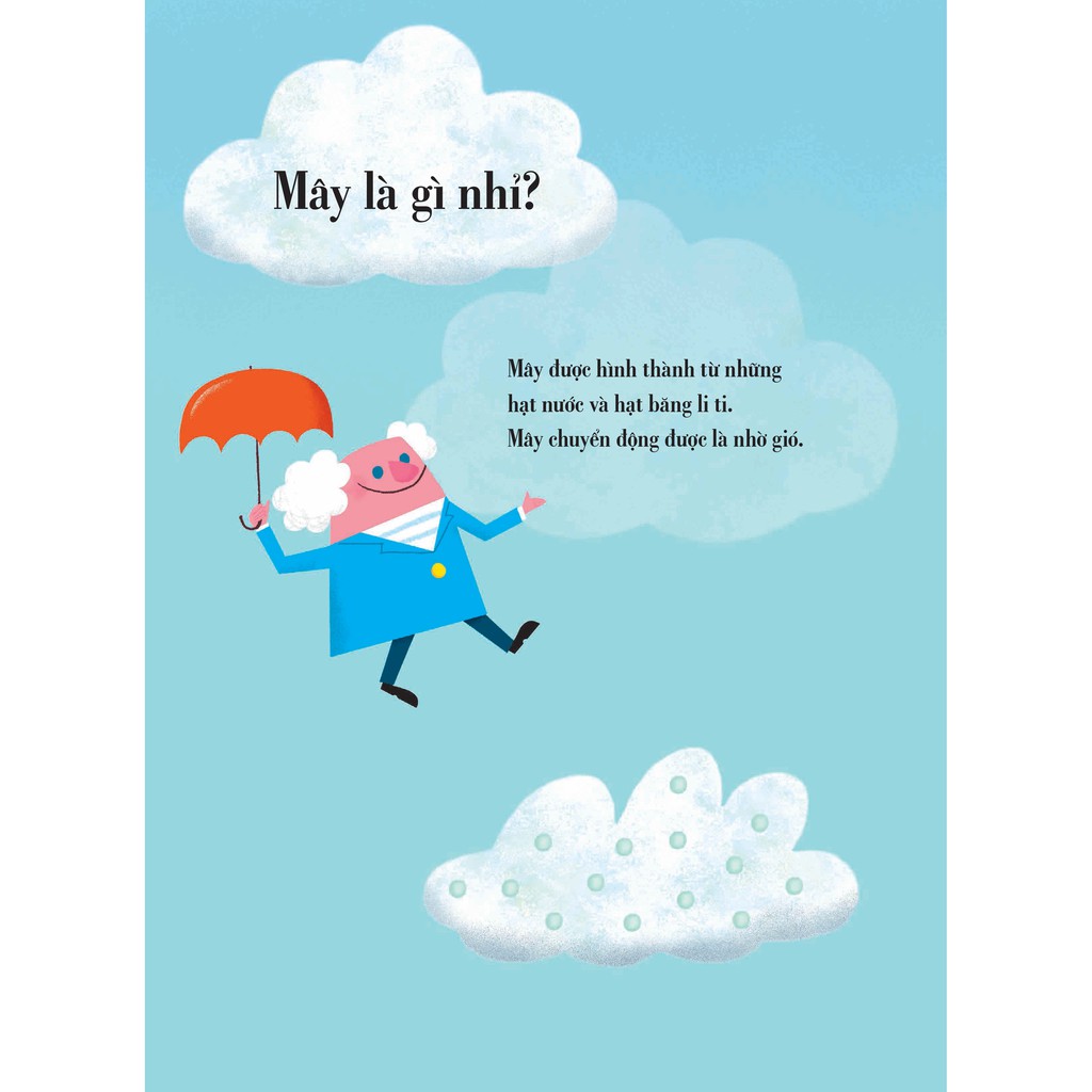 Sách Ehon Nhật Bản - Cuốn sách tranh đầu tiên về Thời tiết - Dành cho bé từ 5-10 tuổi - Ehomebooks