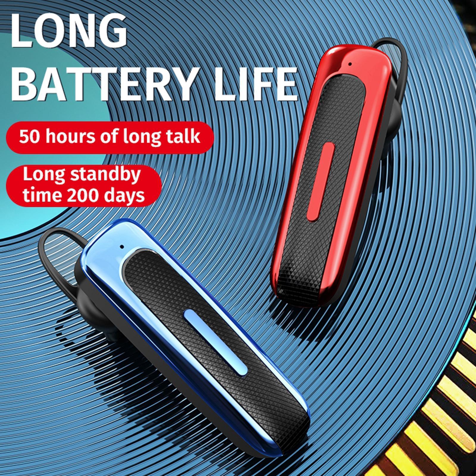 Gazechimp E1 Bluetooth Earpiece V5.0 Wireless Handsfree Headset with Microphone