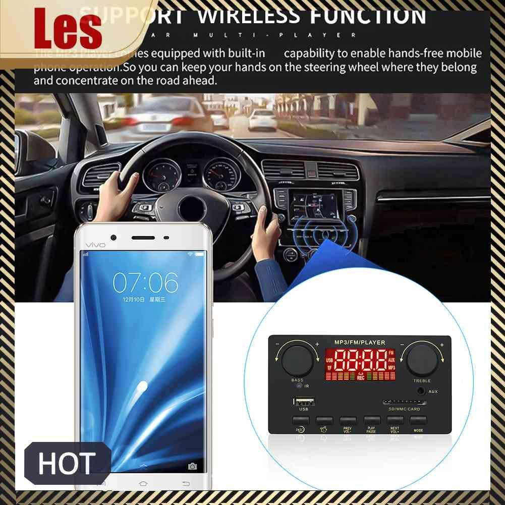 Bảng Mạch Khuếch Đại Âm Thanh MP3 12V 80W Kết Nối Bluetooth 5.0 2x40W