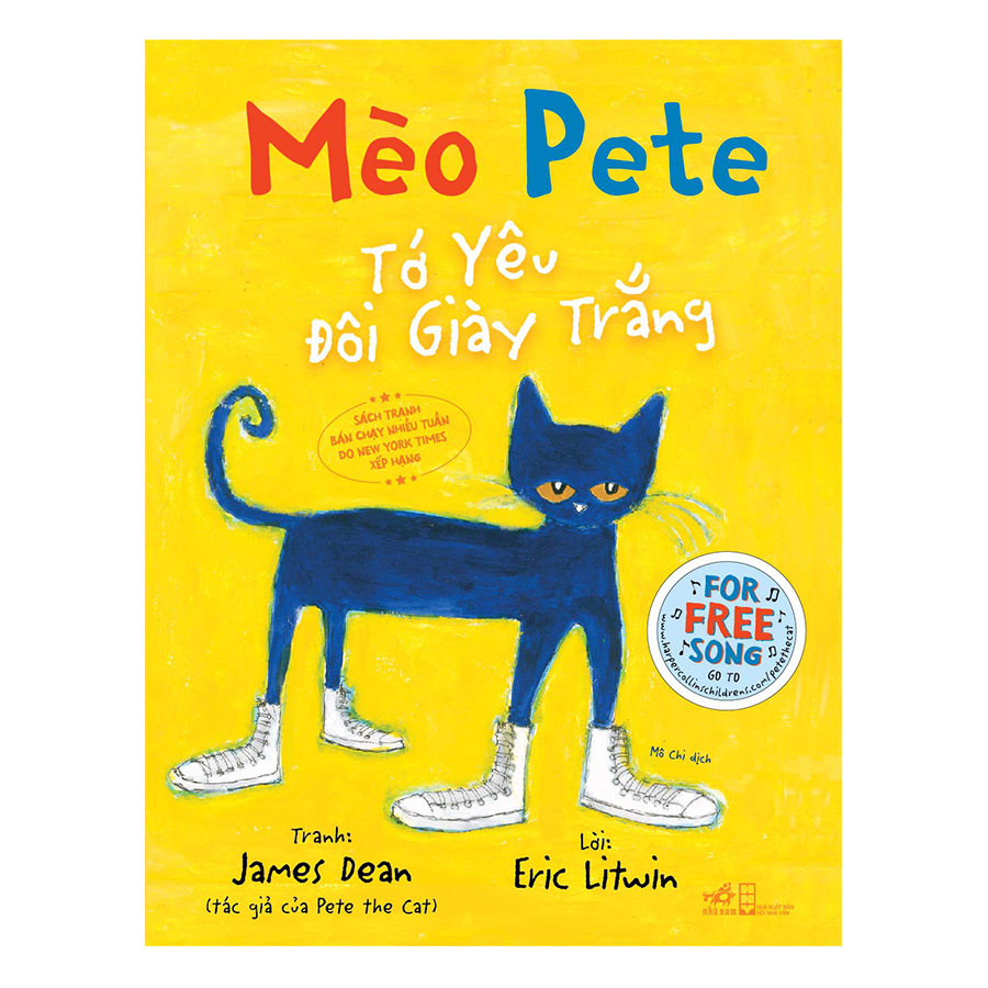 Mèo Pete Tớ Yêu Đôi Giày Trắng