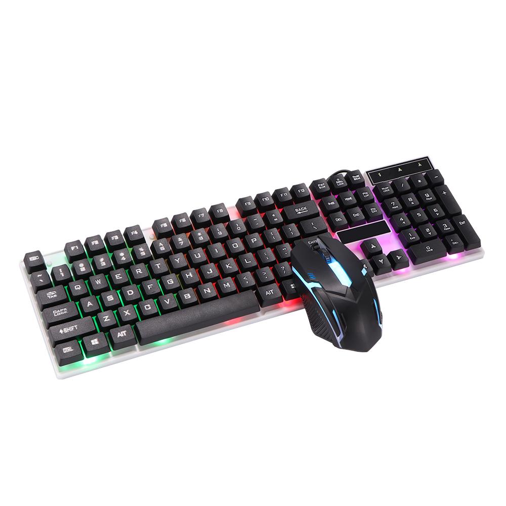 Combo Máy Tính Game Thủ Đèn Led Bàn Phím Và Chuột Có Dây 2.4G Bàn Phím Game Thủ, Bàn Phím Chiếu Sáng Bàn Phím Bộ Cho laptop