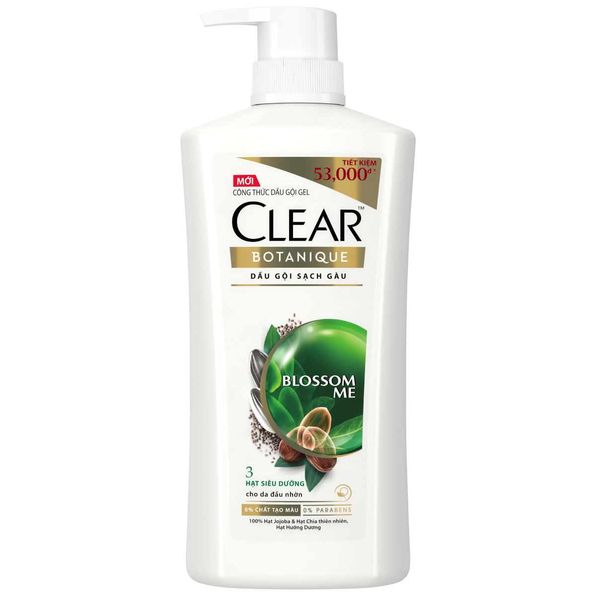 Dầu Gội Sạch Gàu Clear Botanique (630g)