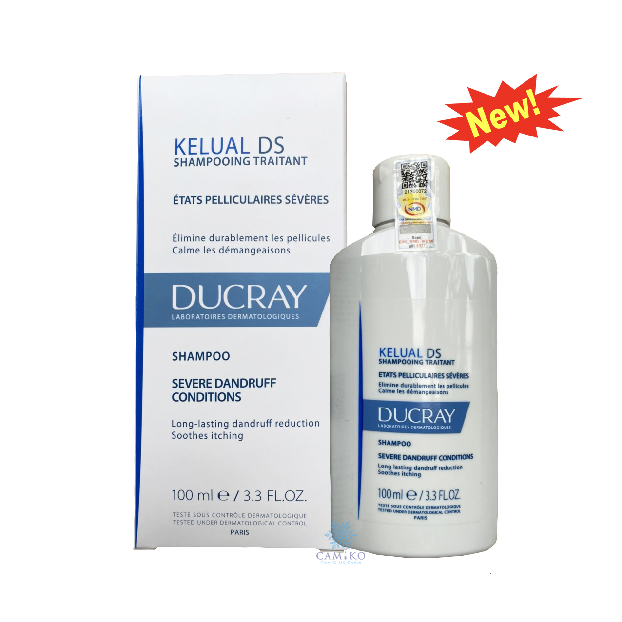 Dầu Gội Hỗ Trợ Trị Gàu Nặng Kelual Ds Shampoo Ducray 100ml - 100795804