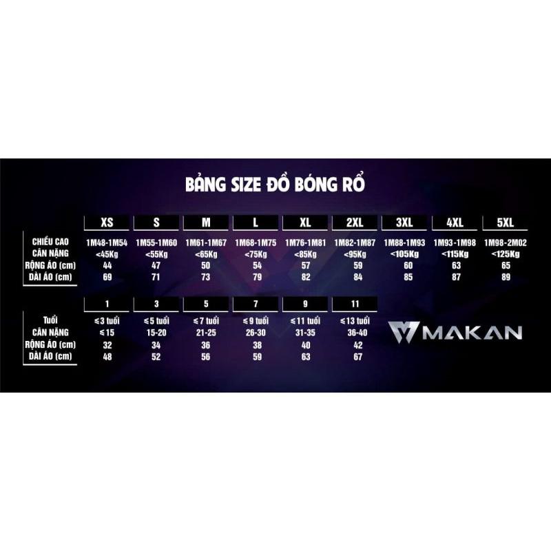 Quần Áo Bóng Rổ MAKAN BR193