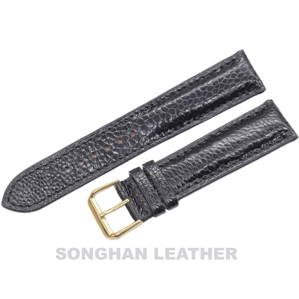 Dây Đồng Hồ.Dây Da Đà Điểu Gắn Chốt Thông Minh Kèm Khóa Kim Cao Cấp Chính Hãng Songhan Leather.Nhiều Size, Nhiều Màu.BẢO HÀNH 6 THÁNG