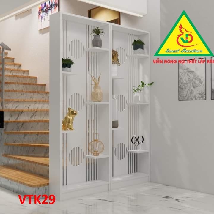 Vách ngăn tủ kệ VTK29 - Nội thất lắp ráp Viendong Adv