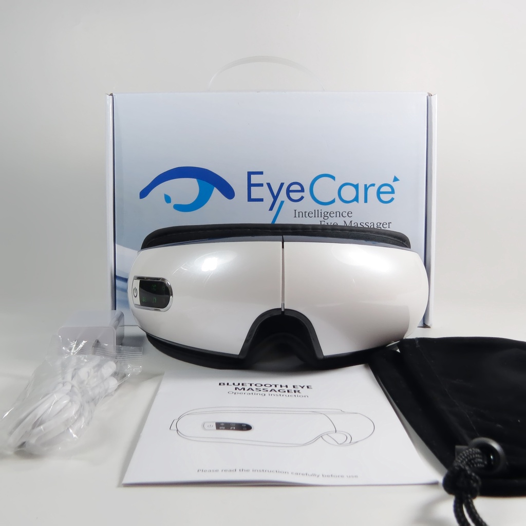 Máy Matxa Mắt Eye Care Thông Minh Tích Hợp 5 Chế Độ Massage Kèm Bluetooth Kết Nối Nhạc Xoa Dịu Cơn Mỏi Mắt Cải Thiện Thị Giác Và Giảm Thâm Quầng Hiệu Quả - Hàng Chính Hãng