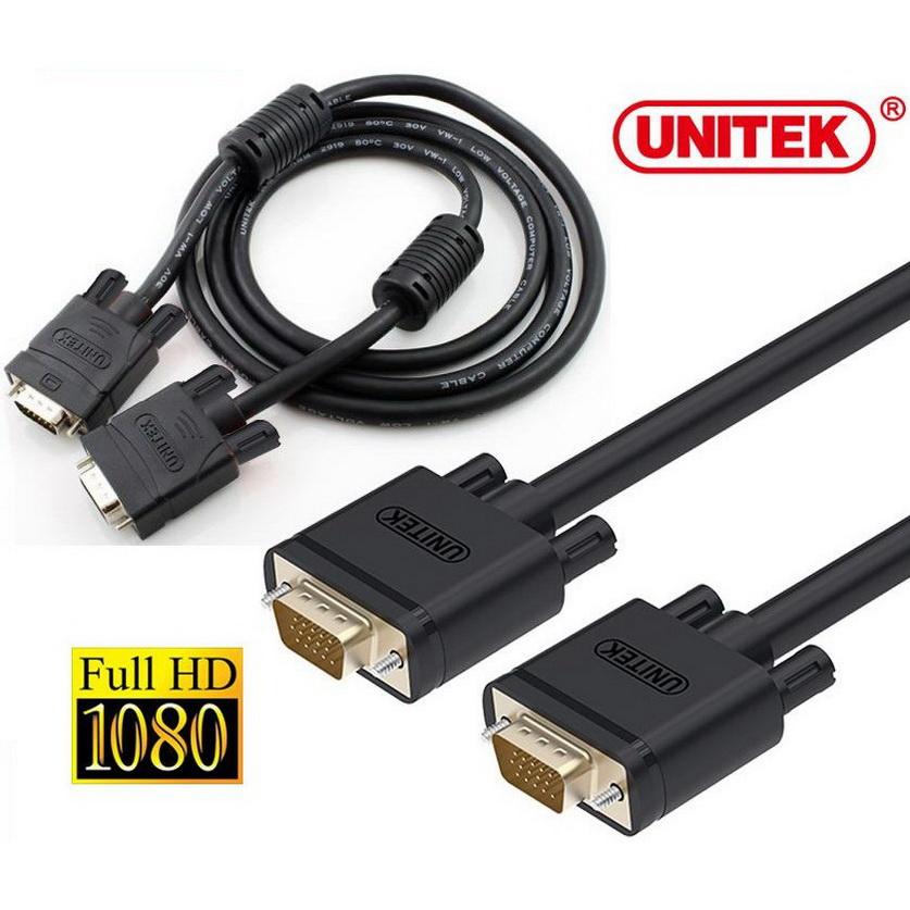 Cáp VGA Unitek LCD 3C+6 (1.5m) (Y-C 503G)  - HÀNG CHÍNH HÃNG