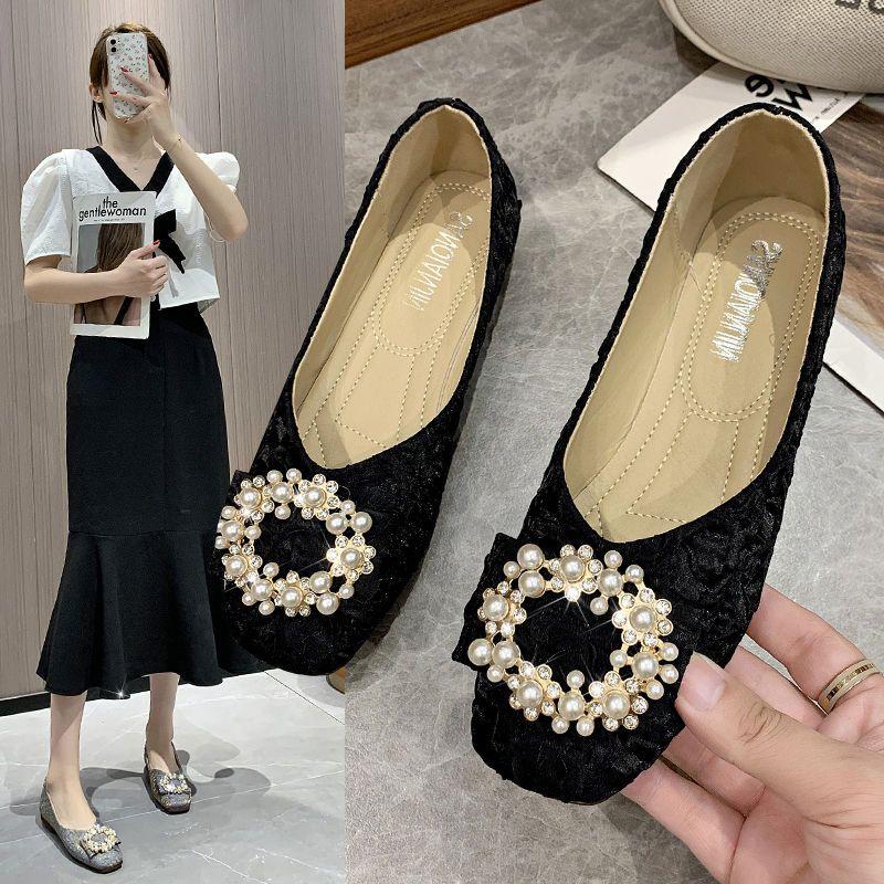 Giày Lười Đế Bằng Thiết Kế Mới Cao Cấp Thời Trang Dành Cho Nữ