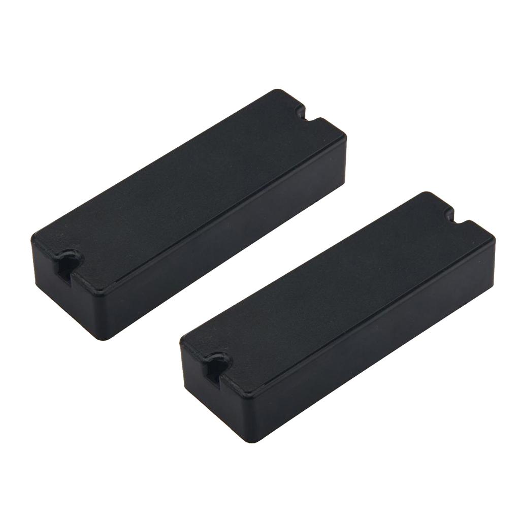 2 chiếc 6 Dây Đen Soapbar Bán Tải Âm Sáng 11k cho Guitar Bass Điện