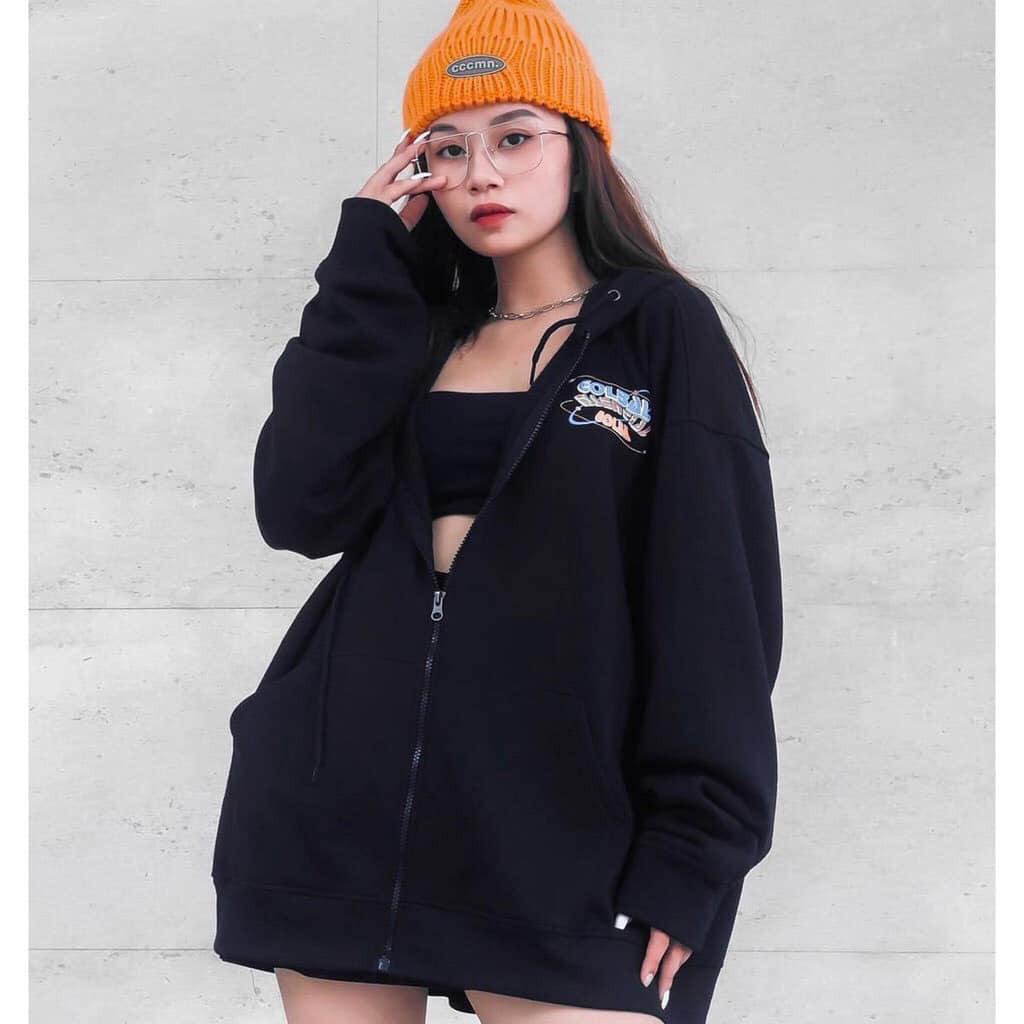 Khoác Nỉ Ngoại GOL Chất Đẹp Form Đại Nam Nữ Mặc Được, Hoodie Chui Đầu Unisex