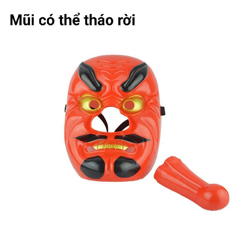 Mặt nạ Nhật Bản hoá trang Halloween Tengu Thiên Cẩu