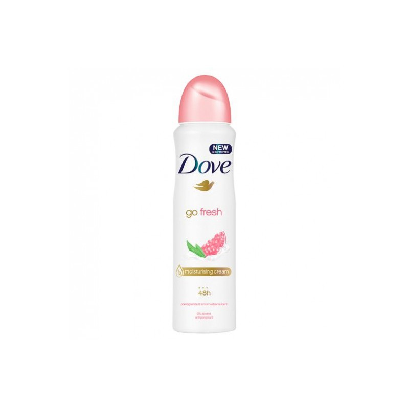 Xịt khử mùi Dove Go Fresh Lựu 48h 150ml( không có tem phụ- không xuất hóa đơn )