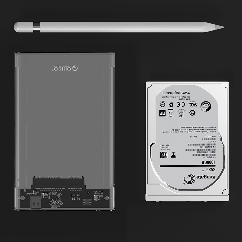 Hộp ổ cứng ORICO 2139U3 2.5&quot; SSD/HDD SATA 3 USB 3.0- Hàng Chính Hãng
